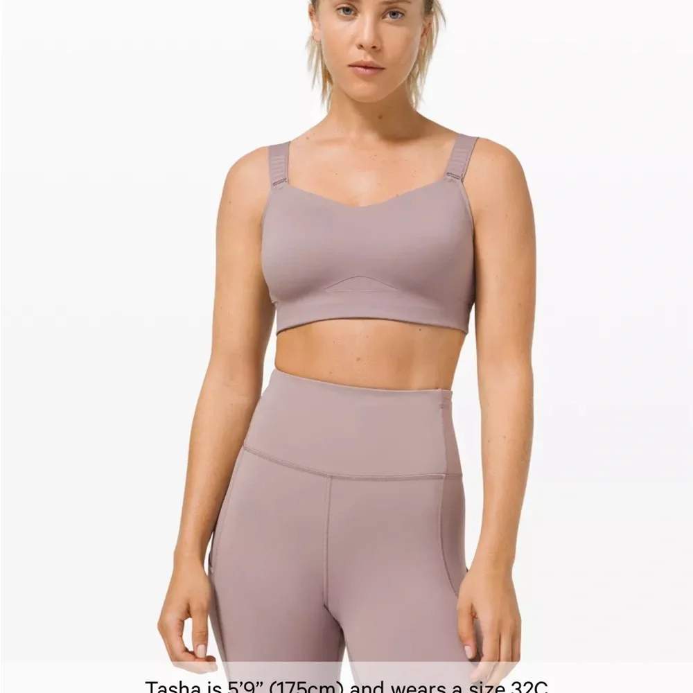 Lululemon Sport bra-Swift Speed Bra-High Support. Size 40C. Plum. - Picture 13 of 13